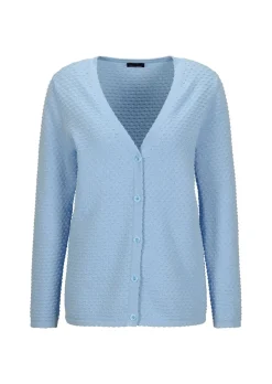 Veste en tricot avec motif à pois