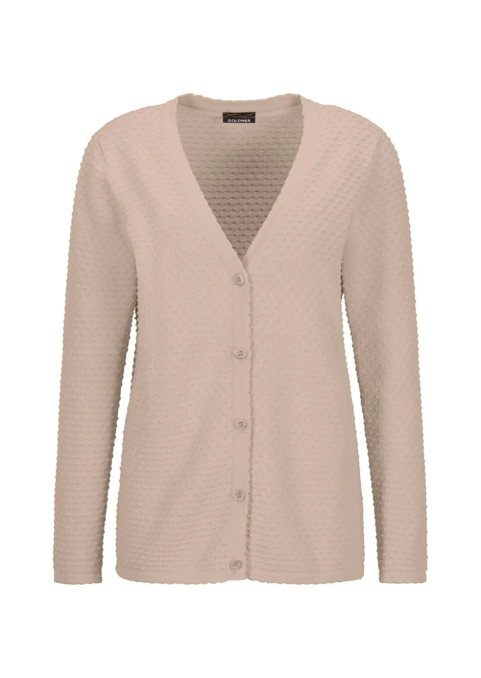 Veste en tricot avec motif à pois