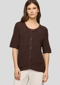 Veste en tricot, avec teneur élevée en coton