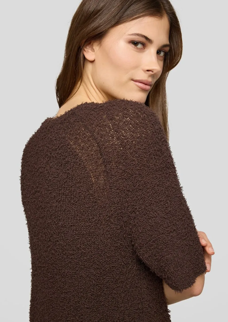 Veste en tricot, avec teneur élevée en coton