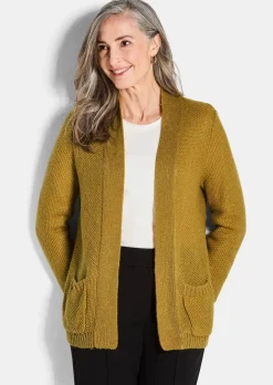 Veste en tricot doux, façon cardigan