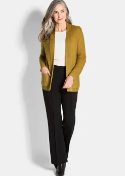 Veste en tricot doux, façon cardigan