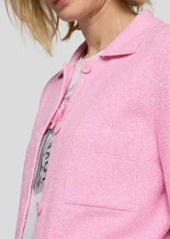 Veste en tricot, façon chemisier