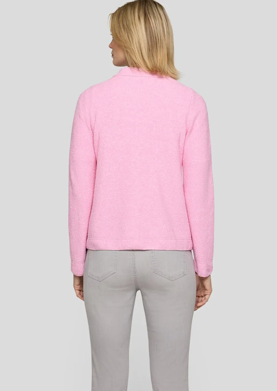 Veste en tricot, façon chemisier