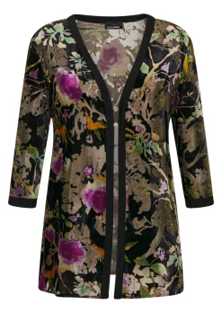 Veste en velours dévoré