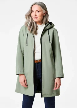 Veste imperméable avec éléments réfléchisseurs