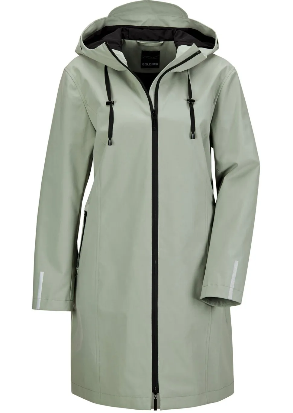 Veste imperméable avec éléments réfléchisseurs