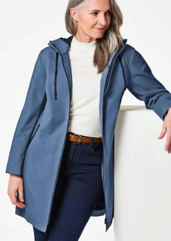 Veste imperméable avec éléments réfléchisseurs