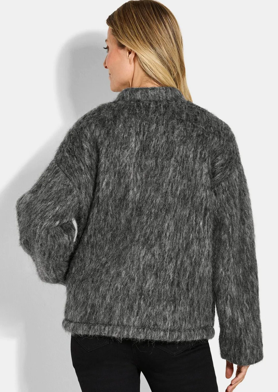 Veste laineuse, aspect fourrure