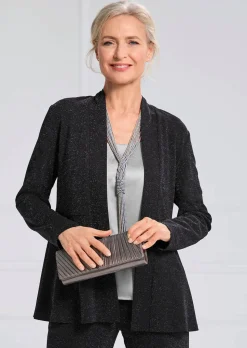 Veste élégante en jersey avec fils Lurex