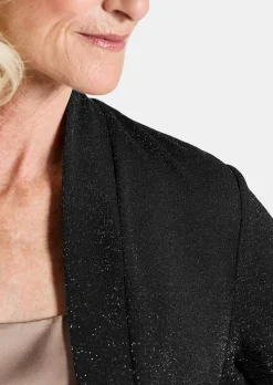 Veste élégante en jersey avec fils Lurex