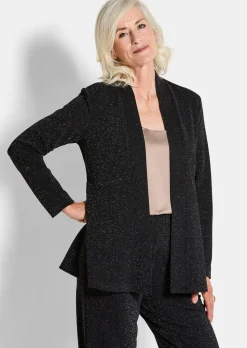 Veste élégante en jersey avec fils Lurex