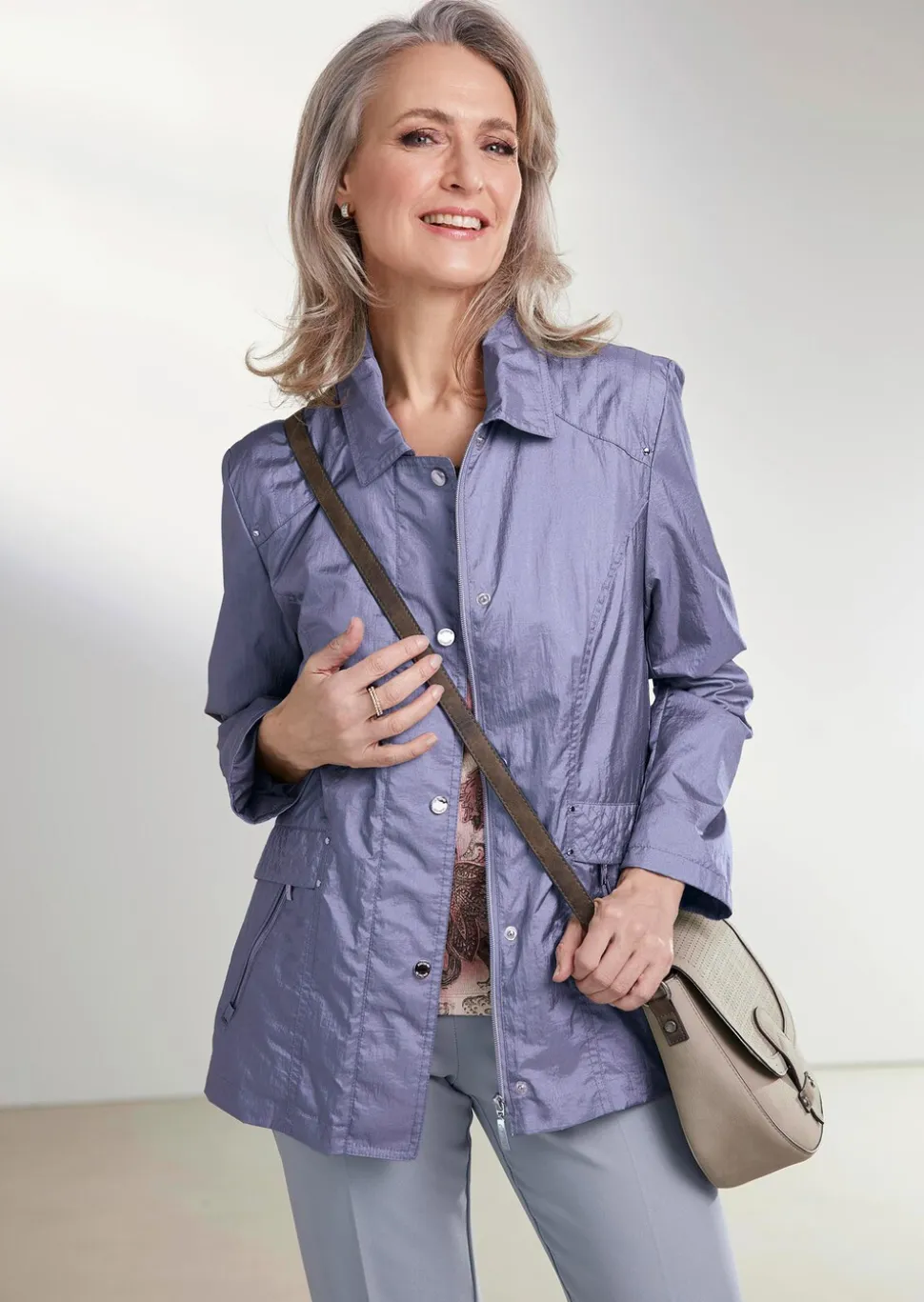 Veste légère avec reflets délicats