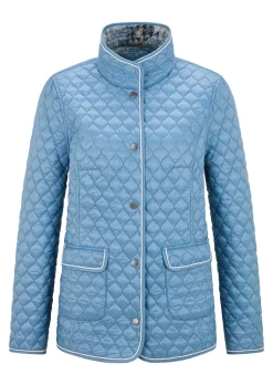 Veste légère réversible avec surpiqûres en losange