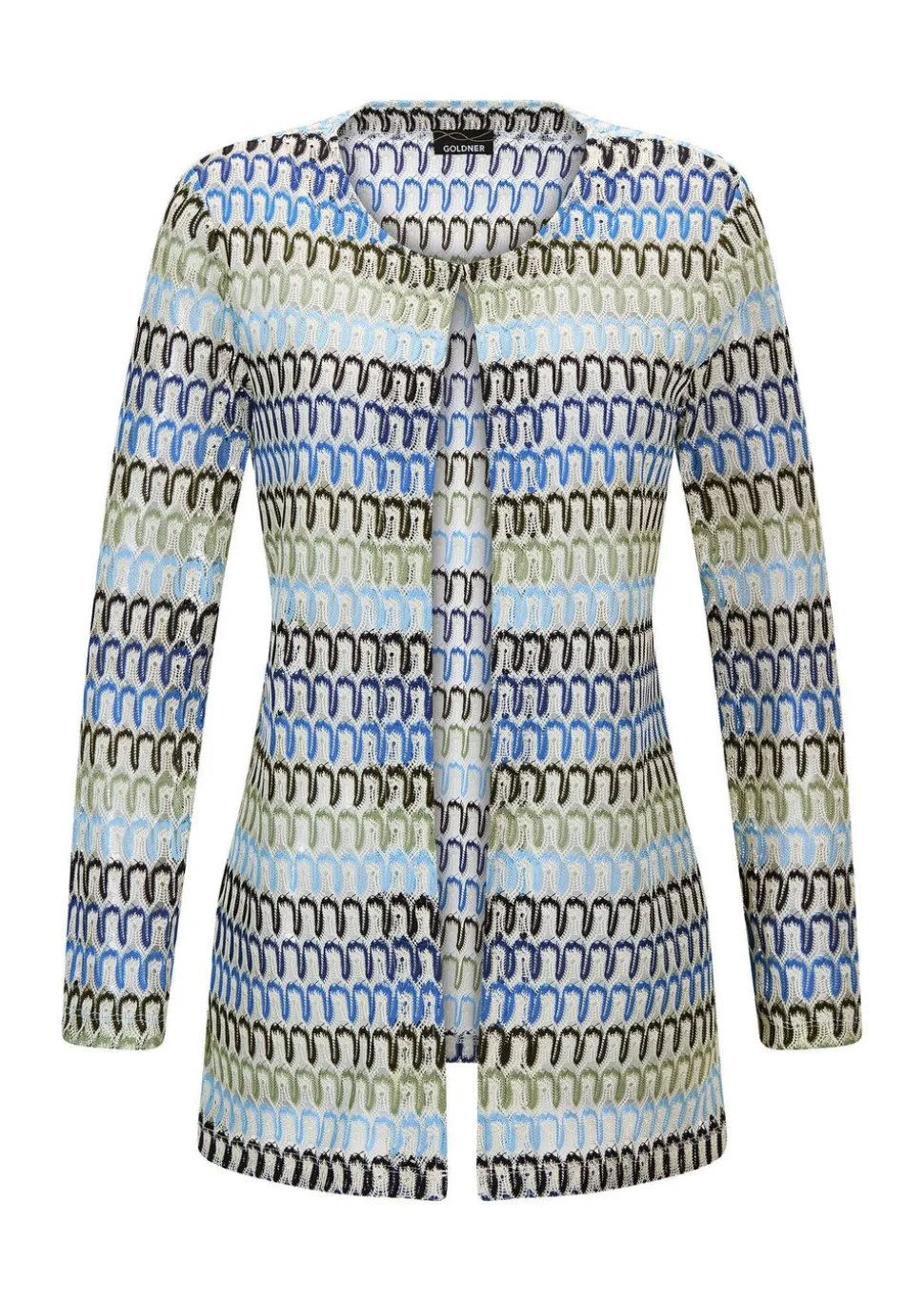 Veste longue, aspect dentelle