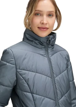 Veste longue avec fermeture par zip va-et-vient