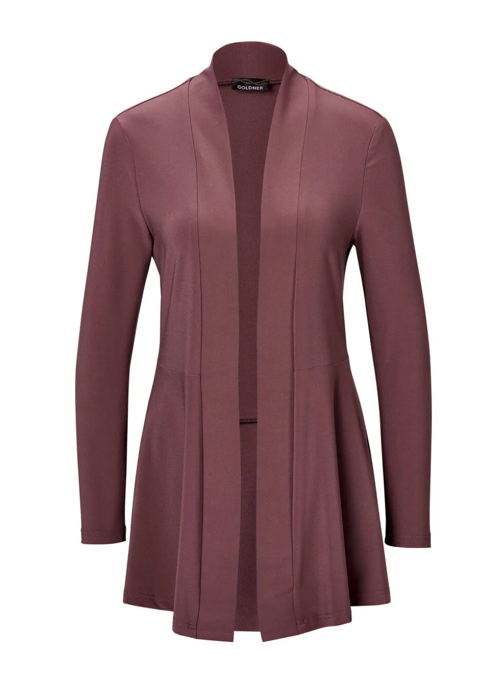 Veste longue en jersey