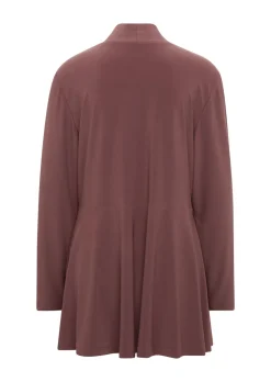 Veste longue en jersey