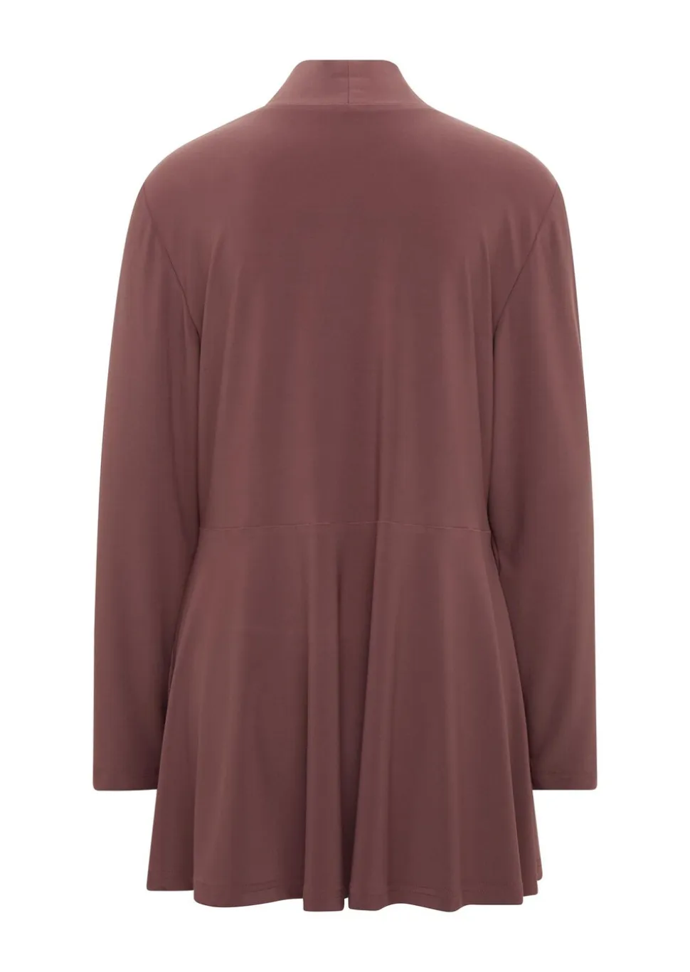Veste longue en jersey