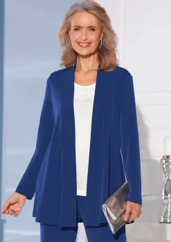 Veste longue en jersey