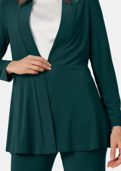 Veste longue en jersey