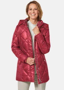 Veste longue matelassée doublée