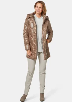 Veste longue matelassée doublée