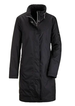 Veste longue ultra-légère avec capuche invisible