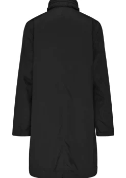 Veste longue ultra-légère avec capuche invisible