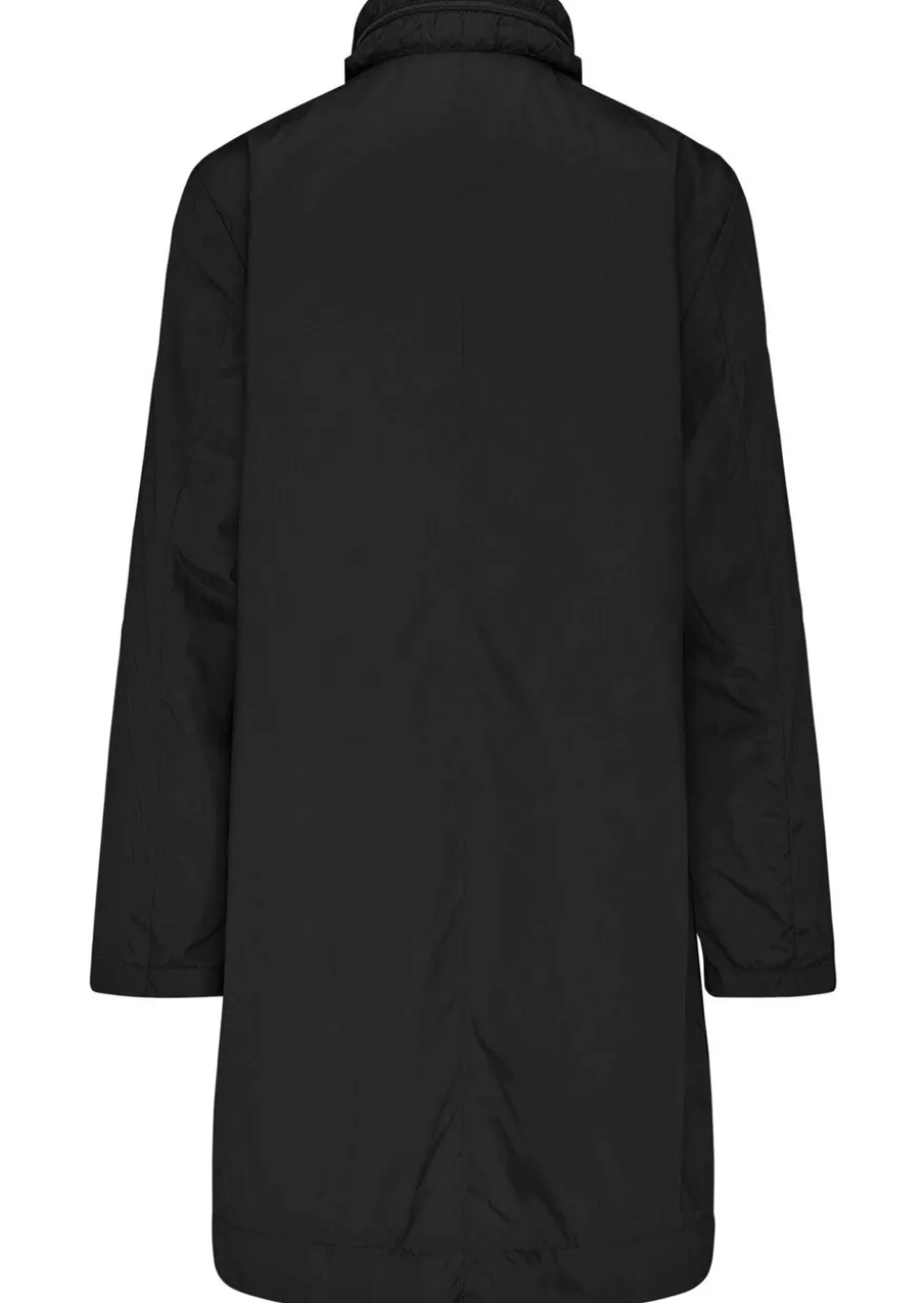 Veste longue ultra-légère avec capuche invisible