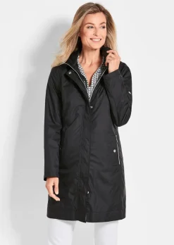 Veste longue ultra-légère avec capuche invisible