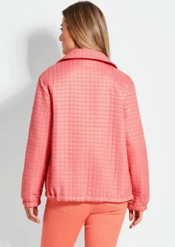 Veste matelassée au motif gaufré
