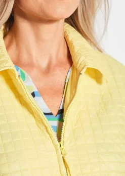 Veste matelassée au motif gaufré