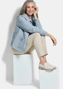 Veste matelassée au motif gaufré