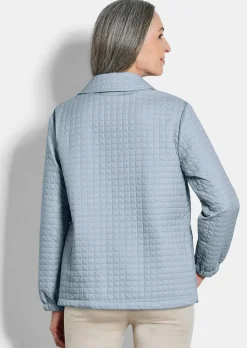 Veste matelassée au motif gaufré