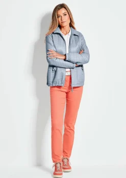 Veste matelassée au motif gaufré