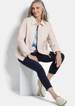 Veste matelassée au motif gaufré