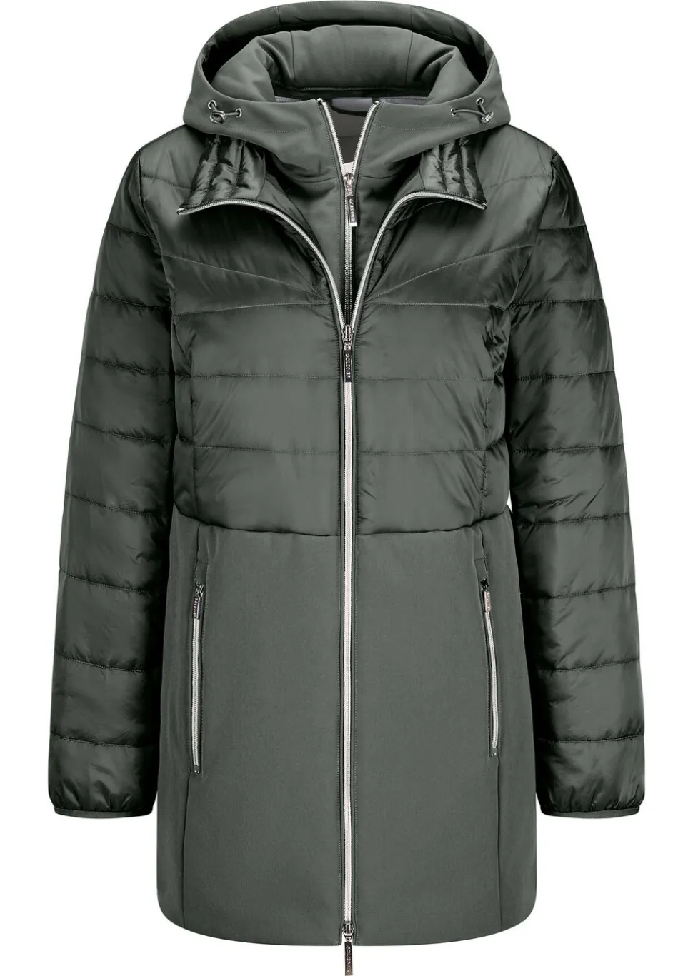 Veste matelassée avec empiècement en Softshell