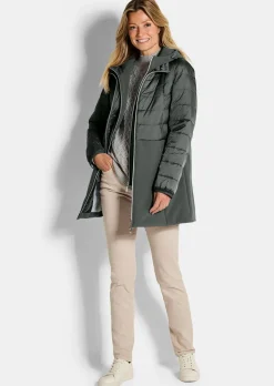 Veste matelassée avec empiècement en Softshell