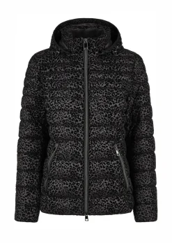 Veste matelassée avec imprimé animalier