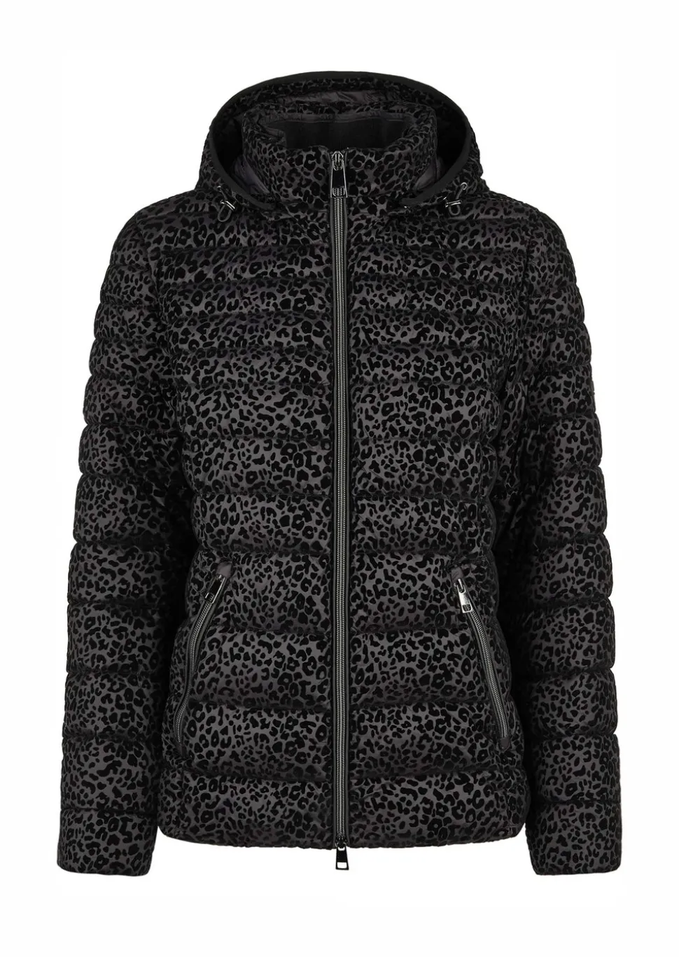 Veste matelassée avec imprimé animalier