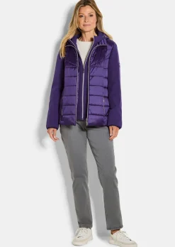 Veste matelassée avec manches en Softshell