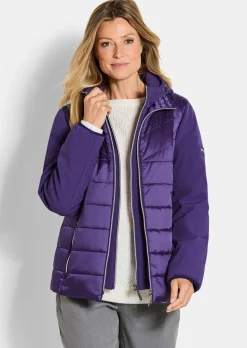 Veste matelassée avec manches en Softshell