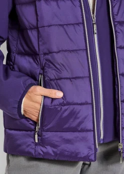 Veste matelassée avec manches en Softshell