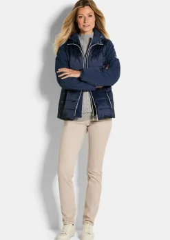 Veste matelassée avec manches en Softshell