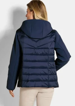 Veste matelassée avec manches en Softshell