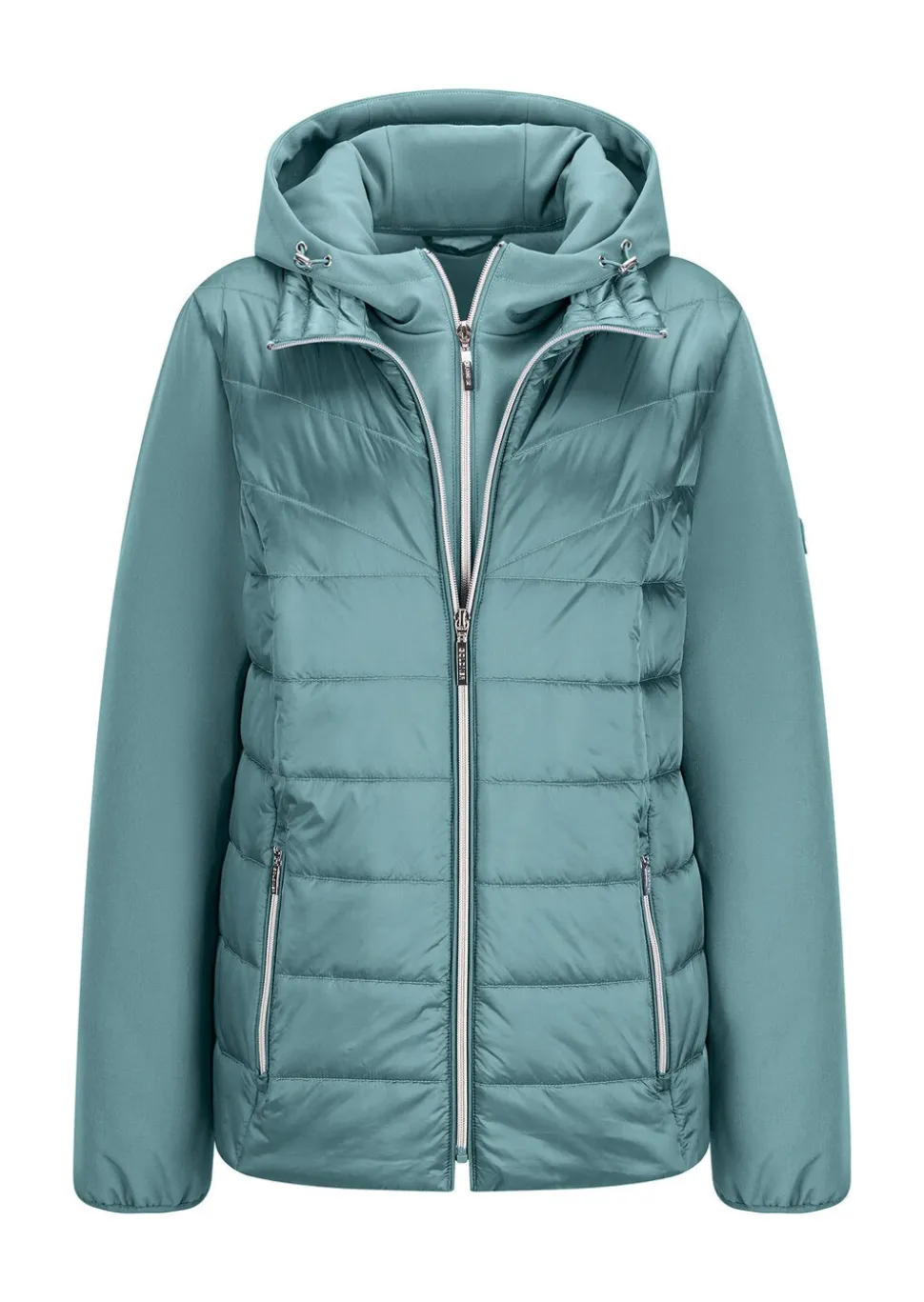 Veste matelassée avec manches en Softshell