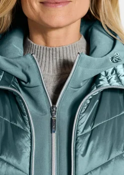 Veste matelassée avec manches en Softshell