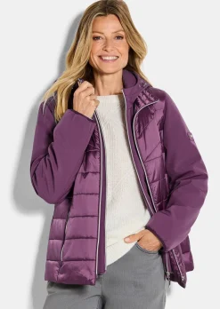 Veste matelassée avec manches en Softshell