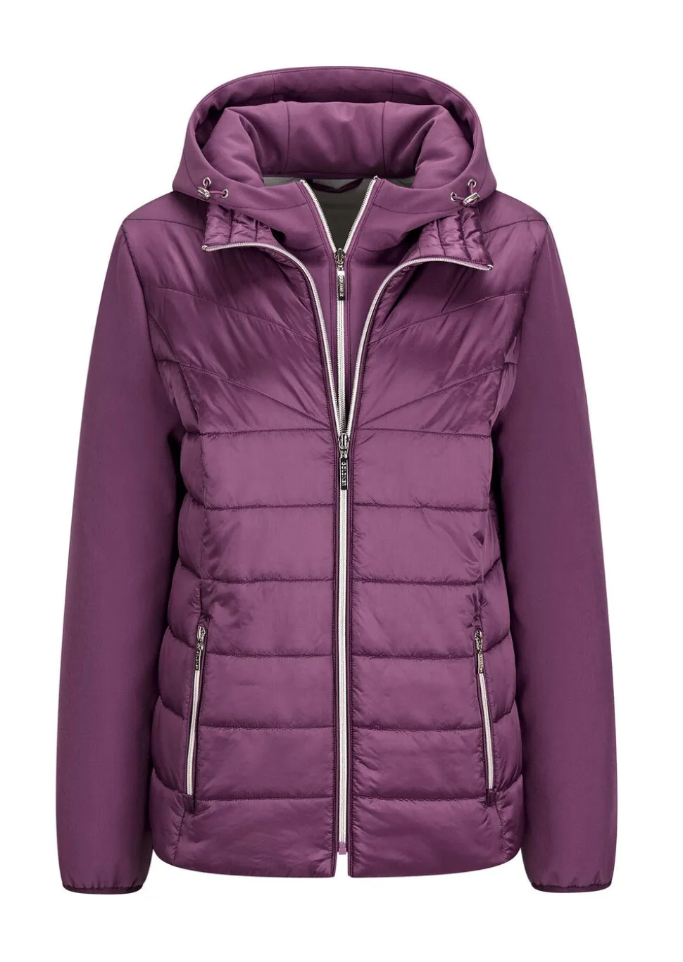 Veste matelassée avec manches en Softshell